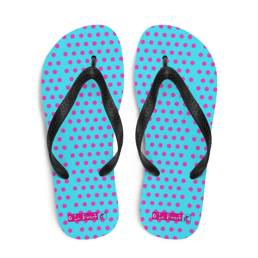 Passion Polka Flip-Flops