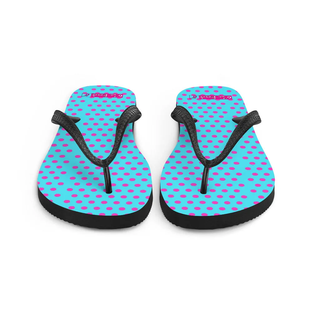Passion Polka Flip-Flops