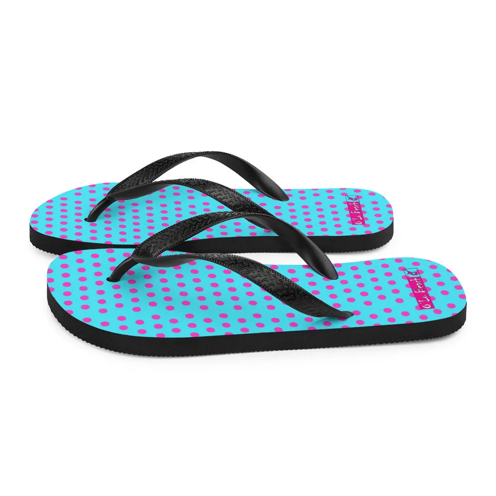 Passion Polka Flip-Flops