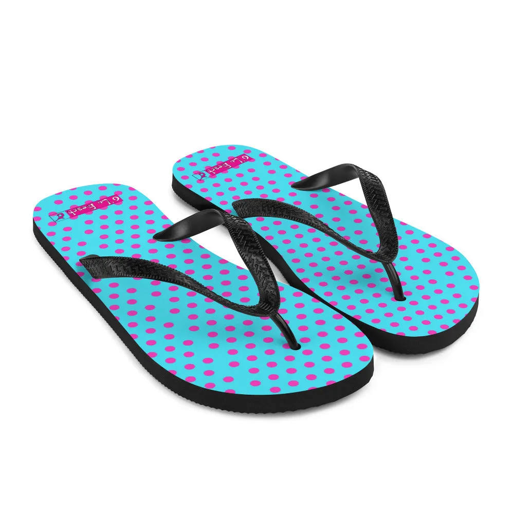 Passion Polka Flip-Flops