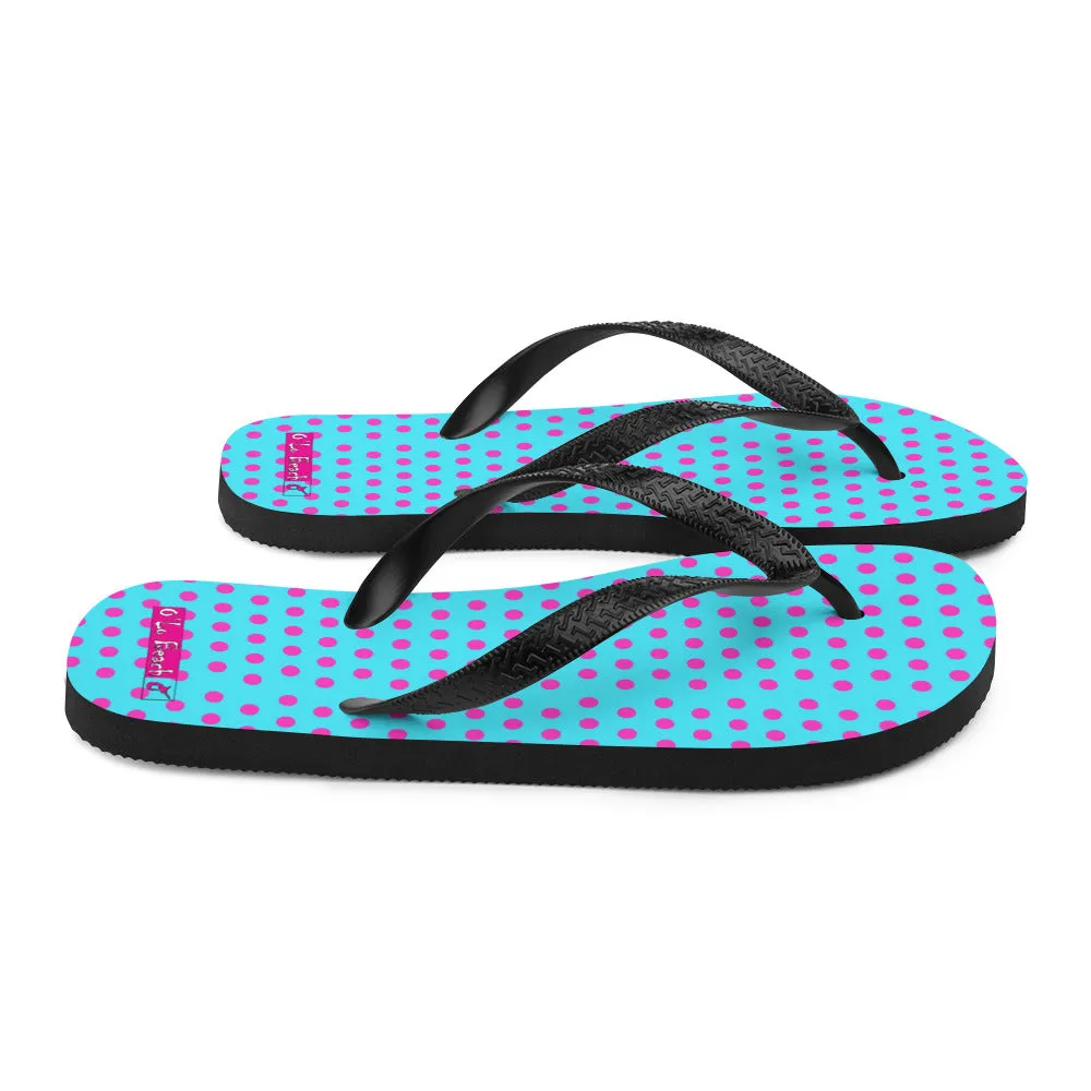 Passion Polka Flip-Flops