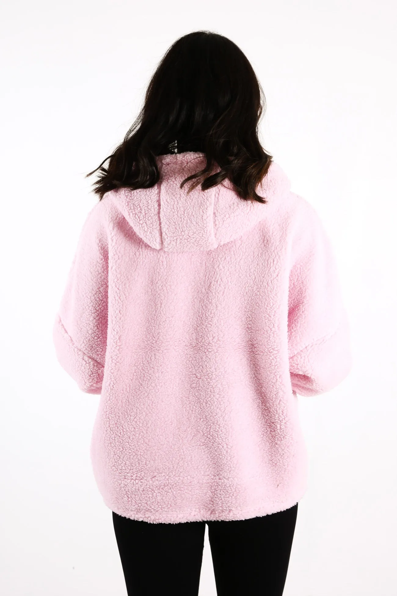 Seppy 1/2 Zip Hoody Light Pink