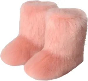 Short Winter Boots for Women Low Heel Ankle Snow Boots Size 9 Wide for Women Women Winter Snow Boots Waterproof Outdoor Boots Women 9.5 Womens Winter Ankle Boots Wide
