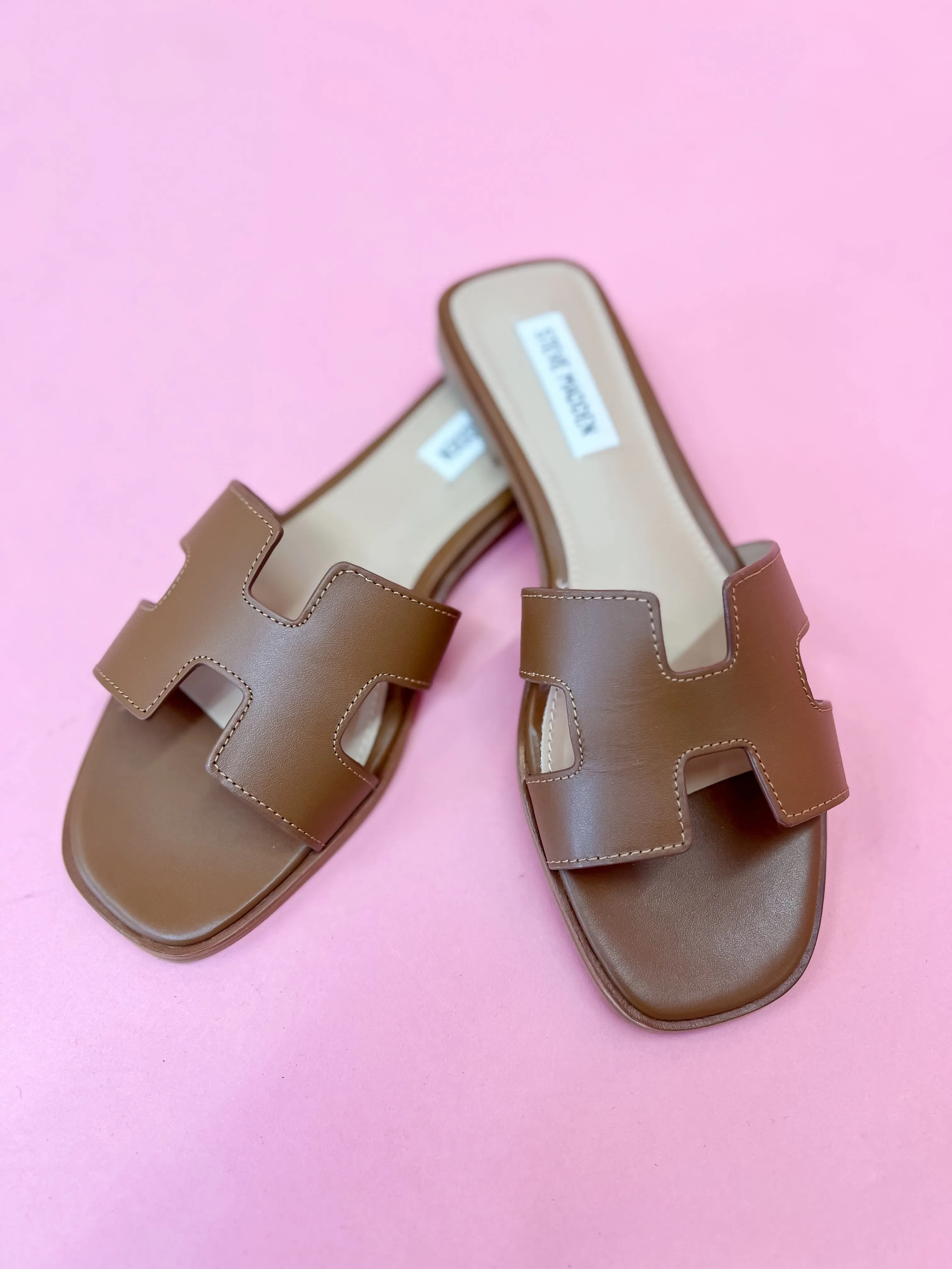 [Steve Madden] Hadyn Cognac Sandals