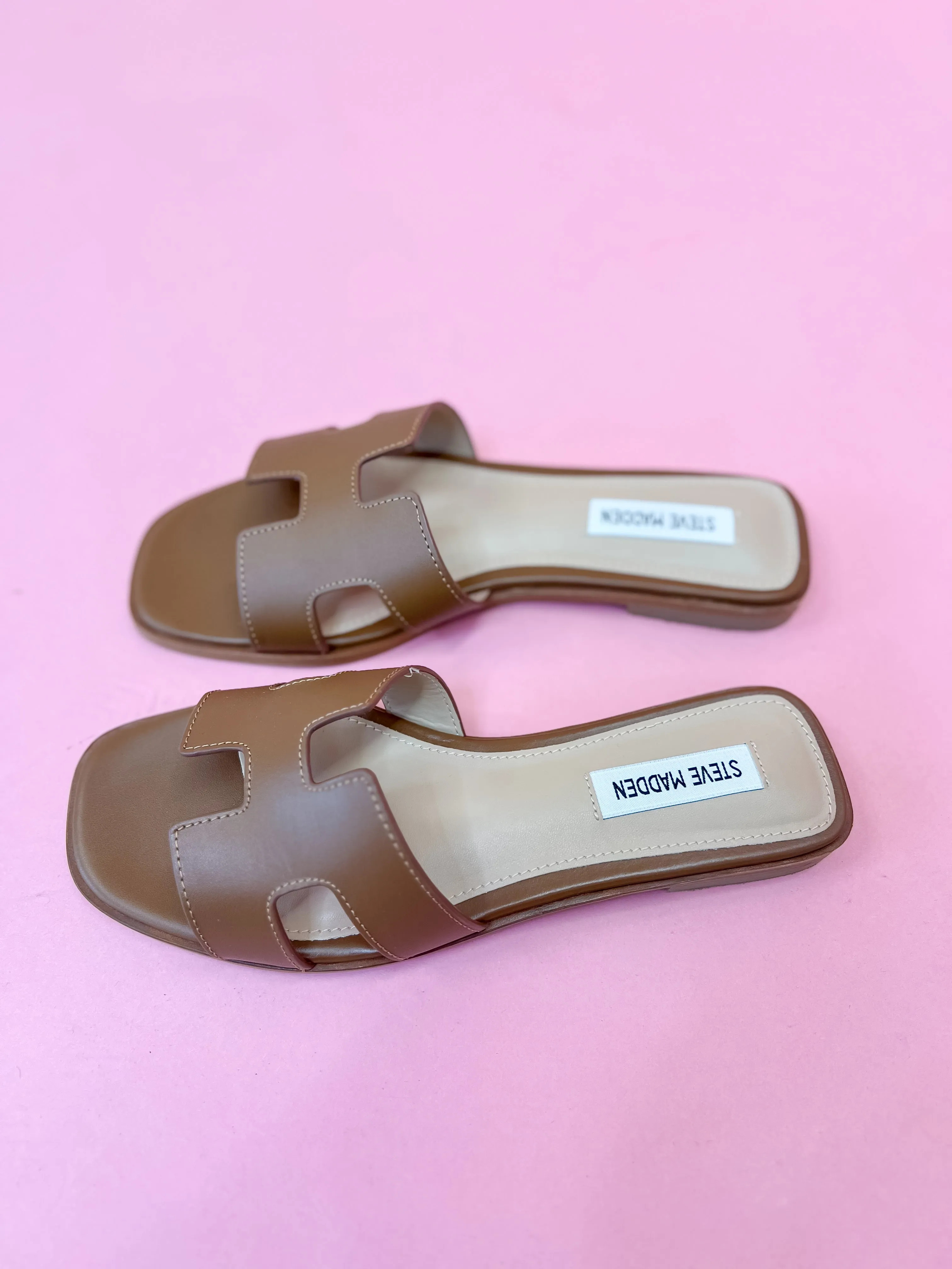 [Steve Madden] Hadyn Cognac Sandals