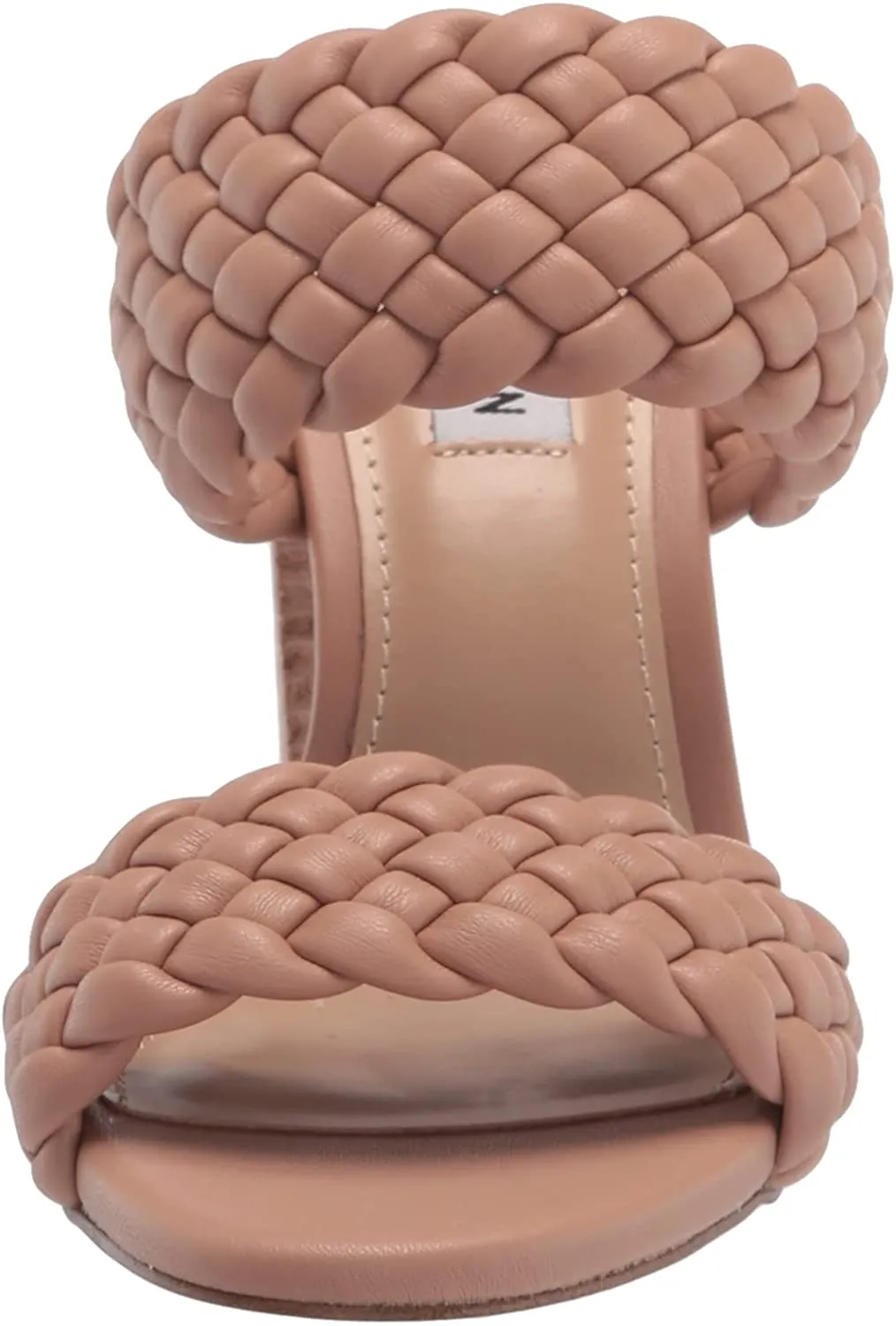 Steve Madden Tielo Woven Fashion Texture Straps Slide Stacked Heeled Sandals