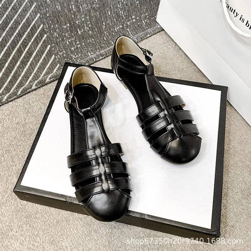 Summer Baotou Flat Sandals Versatile Tide Fairy