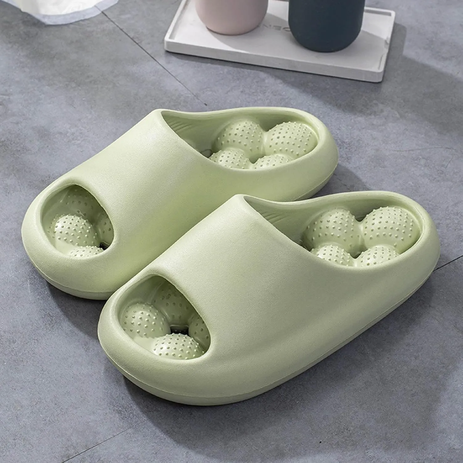 Summer Home Household Indoor Slip Thick Soled PVC Women Slippers Rubber Slippers for Women