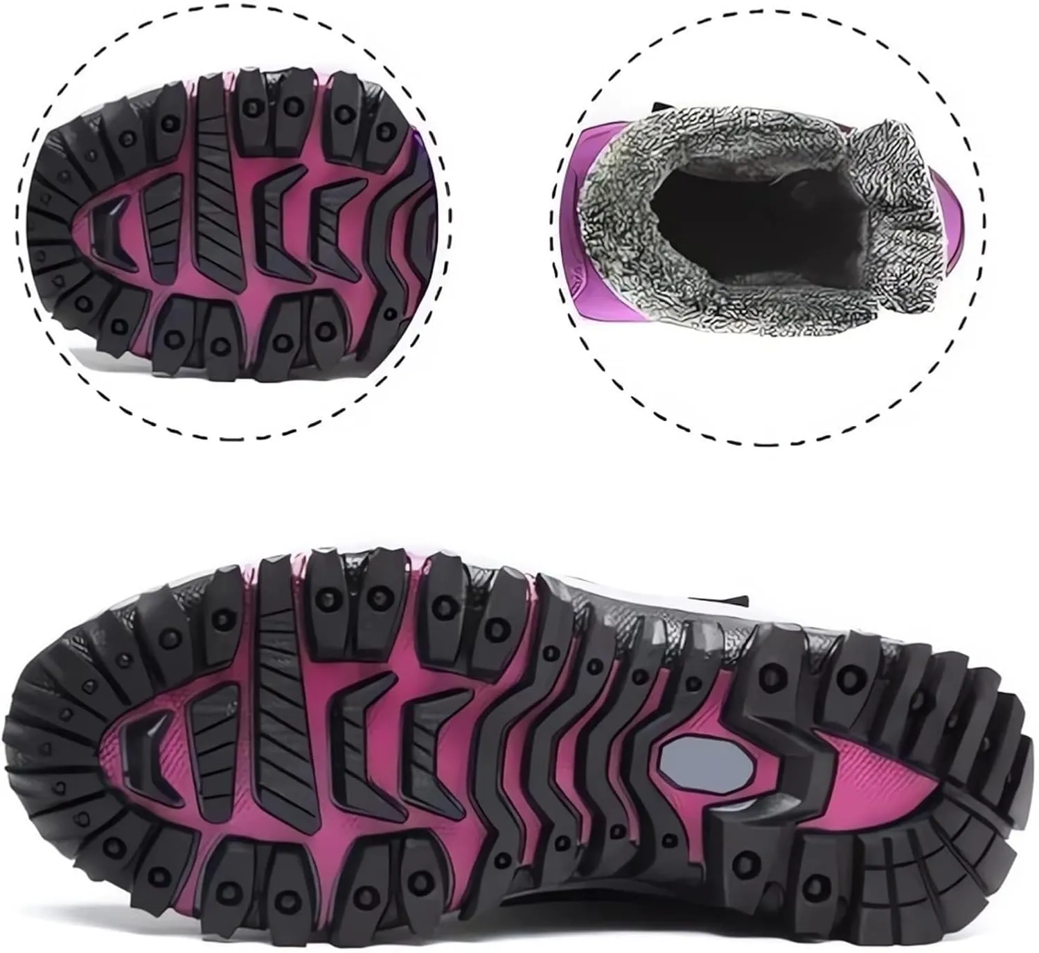 Tall Snow Boots for Women 2023 Snow Boots for Women Cute Size 12 Women Winter Boots Non Slip Women Boots Winter Shoes Botas Para Nieve Mujer