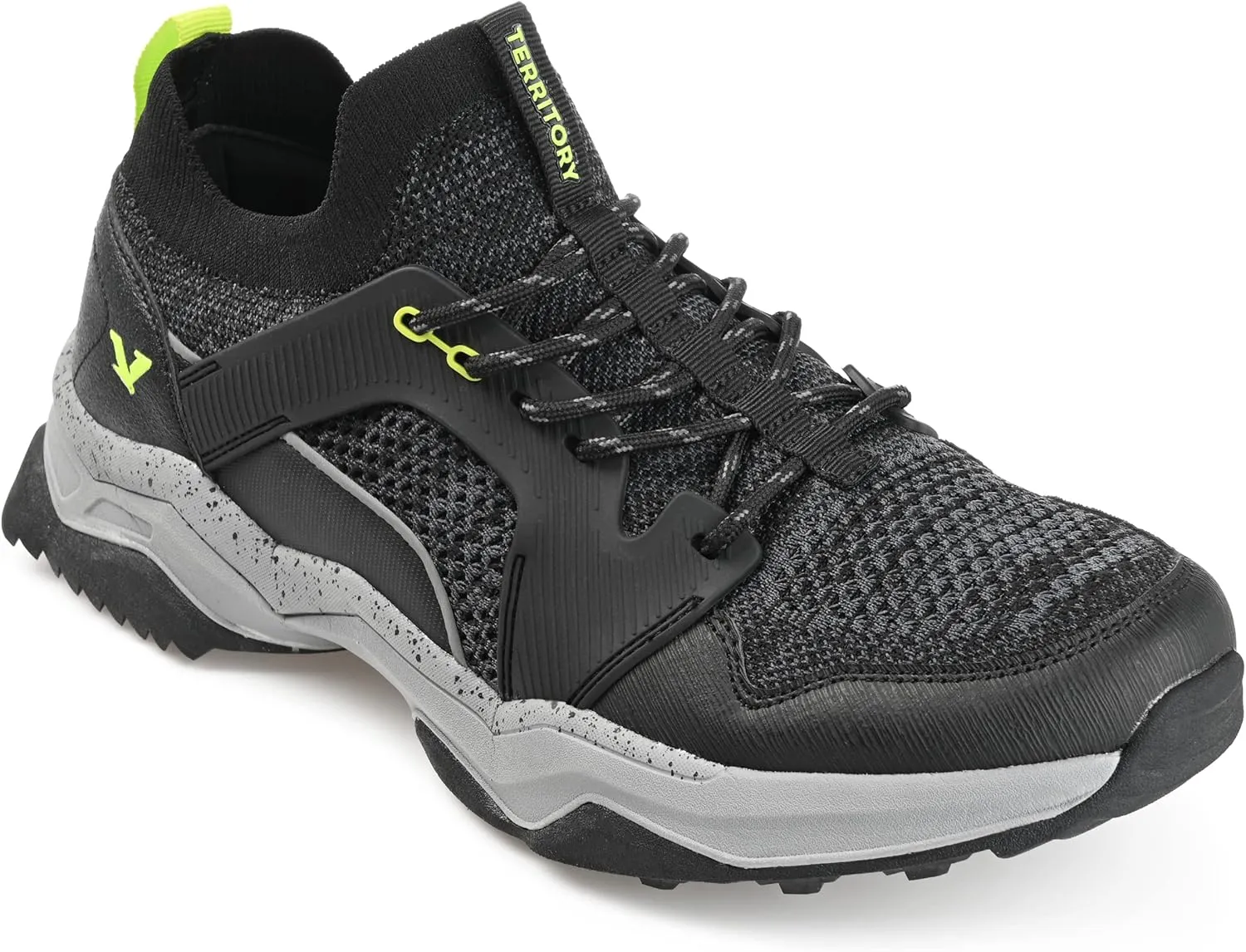 Territory Mens Yosemite Tru Comfort Foam Waterproof Knit Trail Sneaker