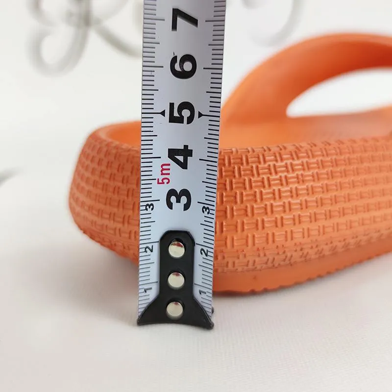 Thick Beach Thongs Flip-Flops Chunky Summer Shoes 4.5cm Cloud-Soft