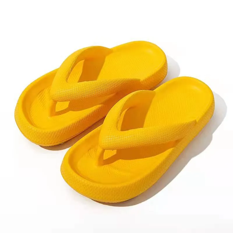 Thick Beach Thongs Flip-Flops Chunky Summer Shoes 4.5cm Cloud-Soft