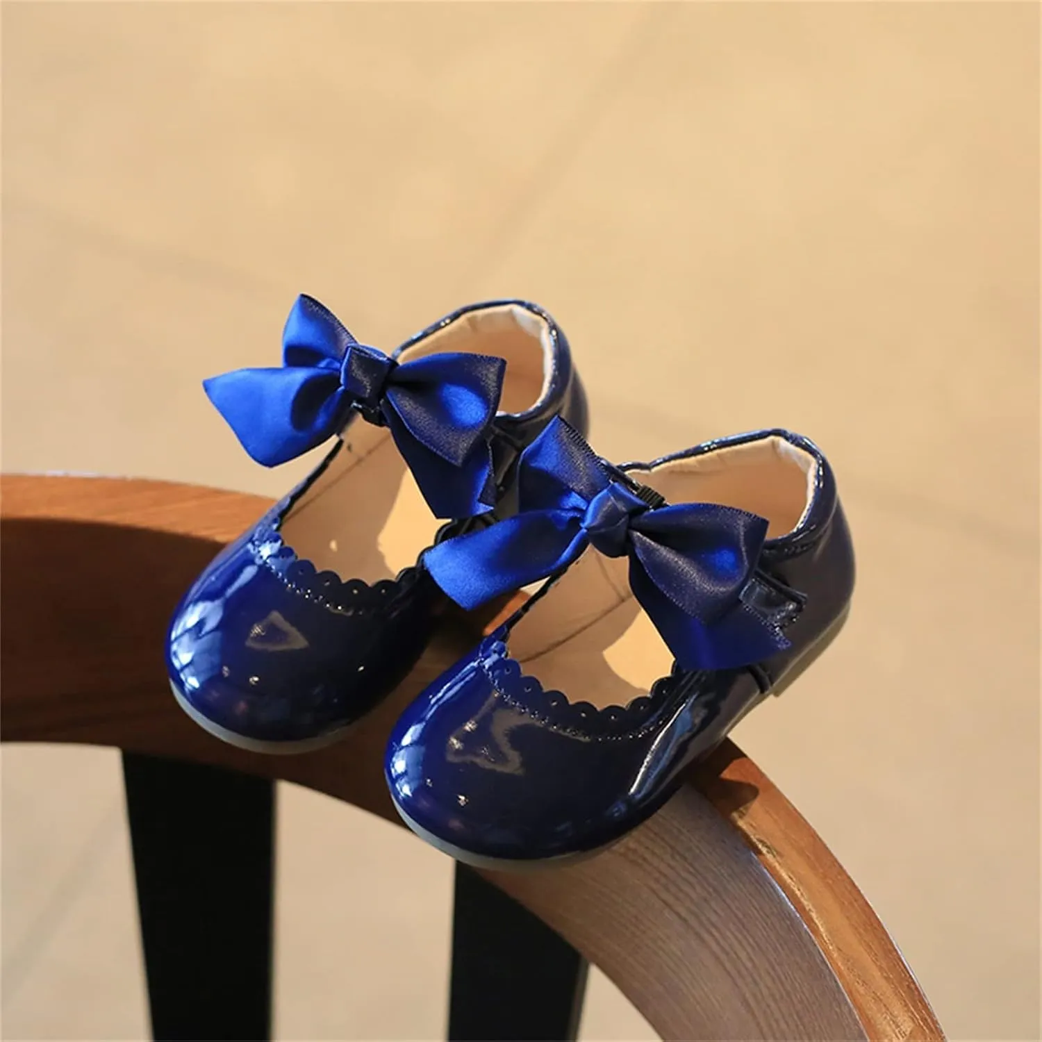 Toddler Mary Jane Shoes Baby Girls Cute Flat Flower Girl Dress Shoes Girl Ballet Flat Party School Shoes Toddler Shoes