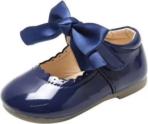 Toddler Mary Jane Shoes Baby Girls Cute Flat Flower Girl Dress Shoes Girl Ballet Flat Party School Shoes Toddler Shoes
