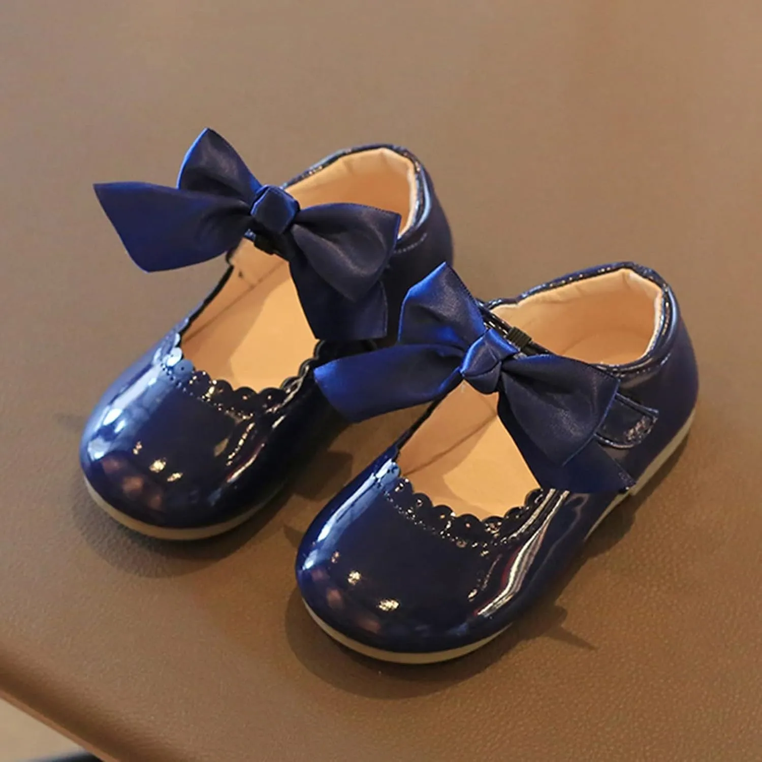 Toddler Mary Jane Shoes Baby Girls Cute Flat Flower Girl Dress Shoes Girl Ballet Flat Party School Shoes Toddler Shoes