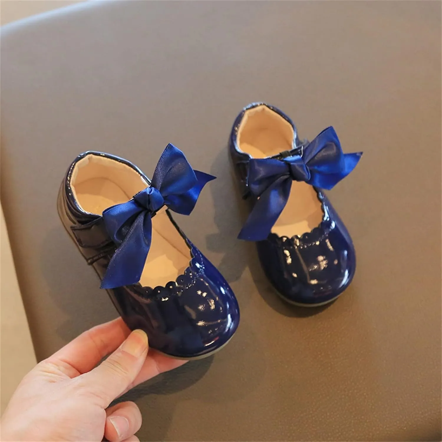 Toddler Mary Jane Shoes Baby Girls Cute Flat Flower Girl Dress Shoes Girl Ballet Flat Party School Shoes Toddler Shoes