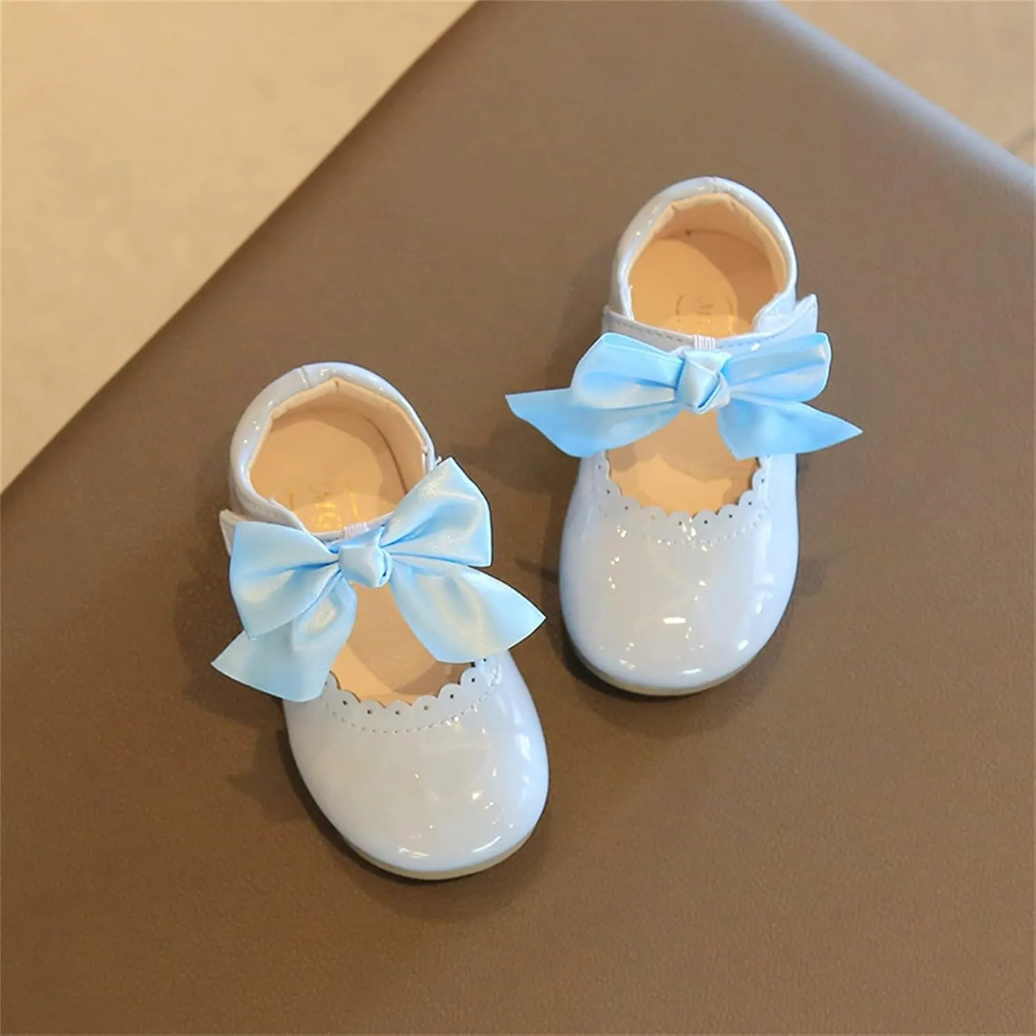 Toddler Mary Jane Shoes Baby Girls Cute Flat Flower Girl Dress Shoes Girl Ballet Flat Party School Shoes Toddler Shoes