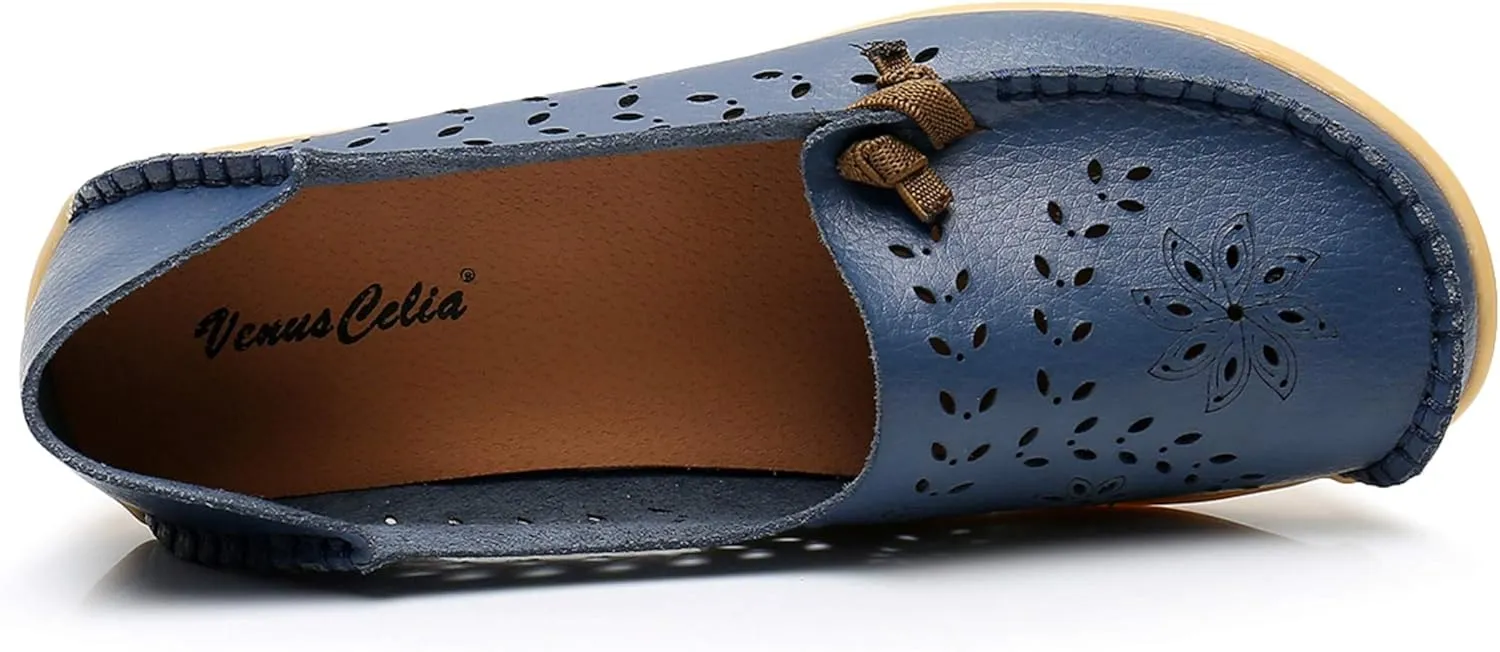 VenusCelia Women's Comfort Walking Cute Flat Loafer
