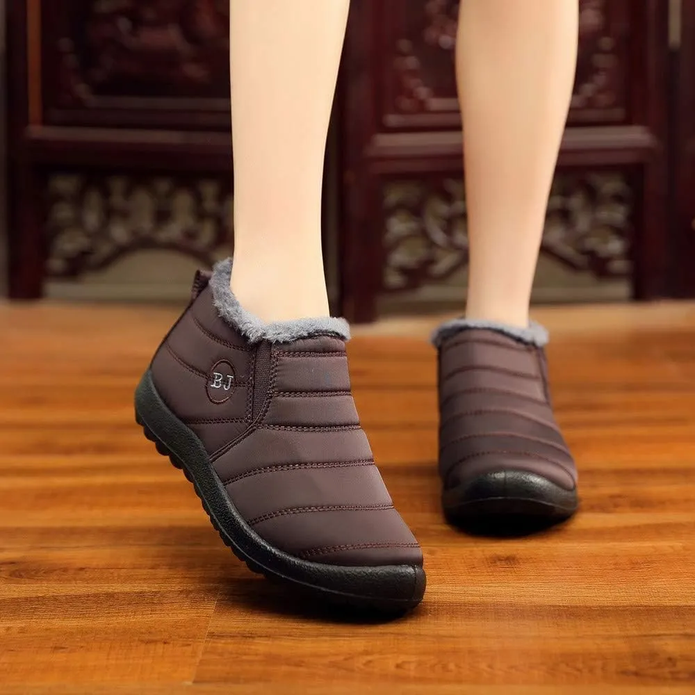Winter Boots for Women 2023 Trendy Black Womens Winter Boots Black Cute Women's Memory Foam Winter Fur Lined Snow Booties Shoes Boots for Winter Fashion for Women Botas Para Frio De Mujer Talla 4