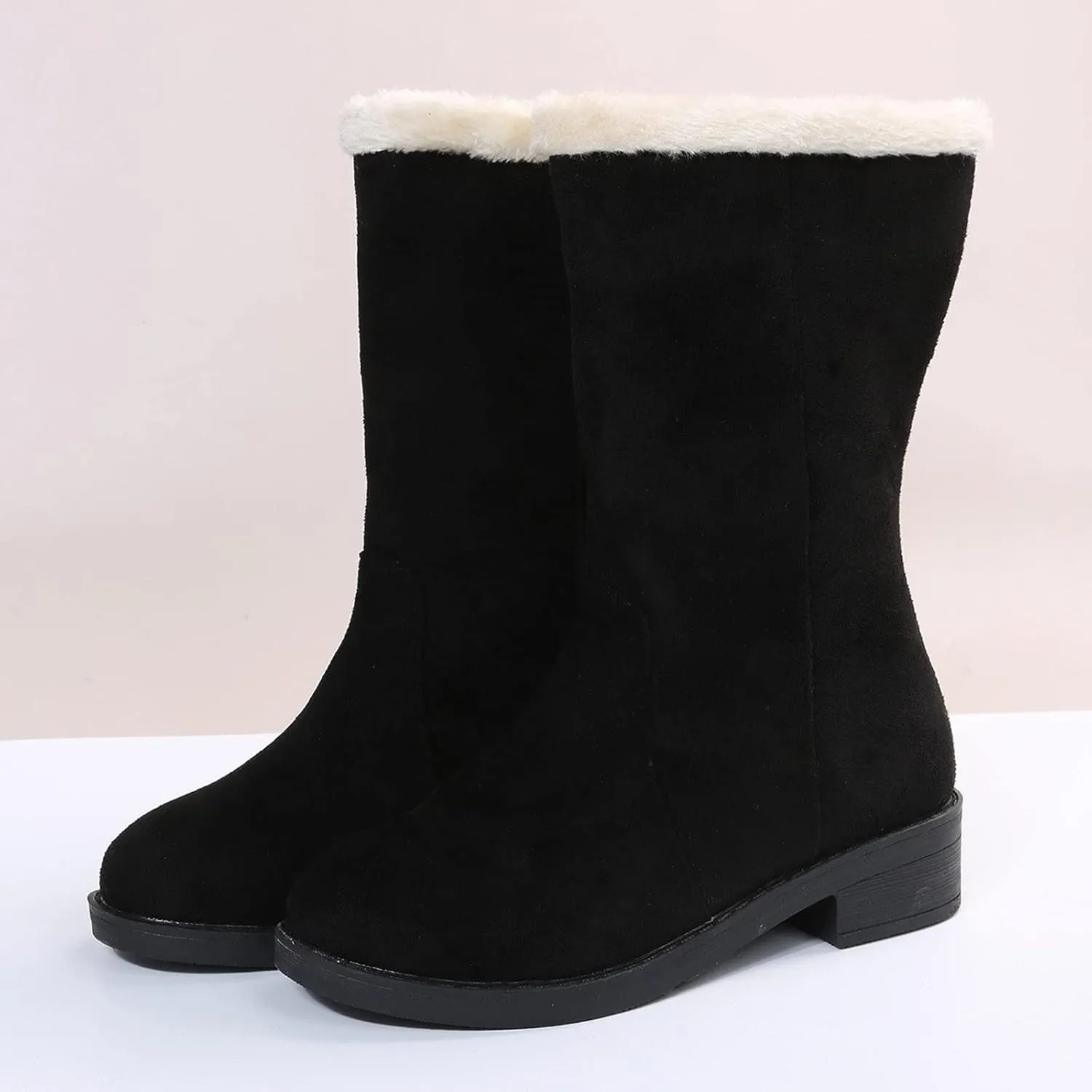 Winter Snow Boots for Women Zipper Orthopedic Snow Boots for Women Size 7 Waterproof Snow Boots Womens 11w Winter Women Boots Slip on Botas Invierno Para Mujer