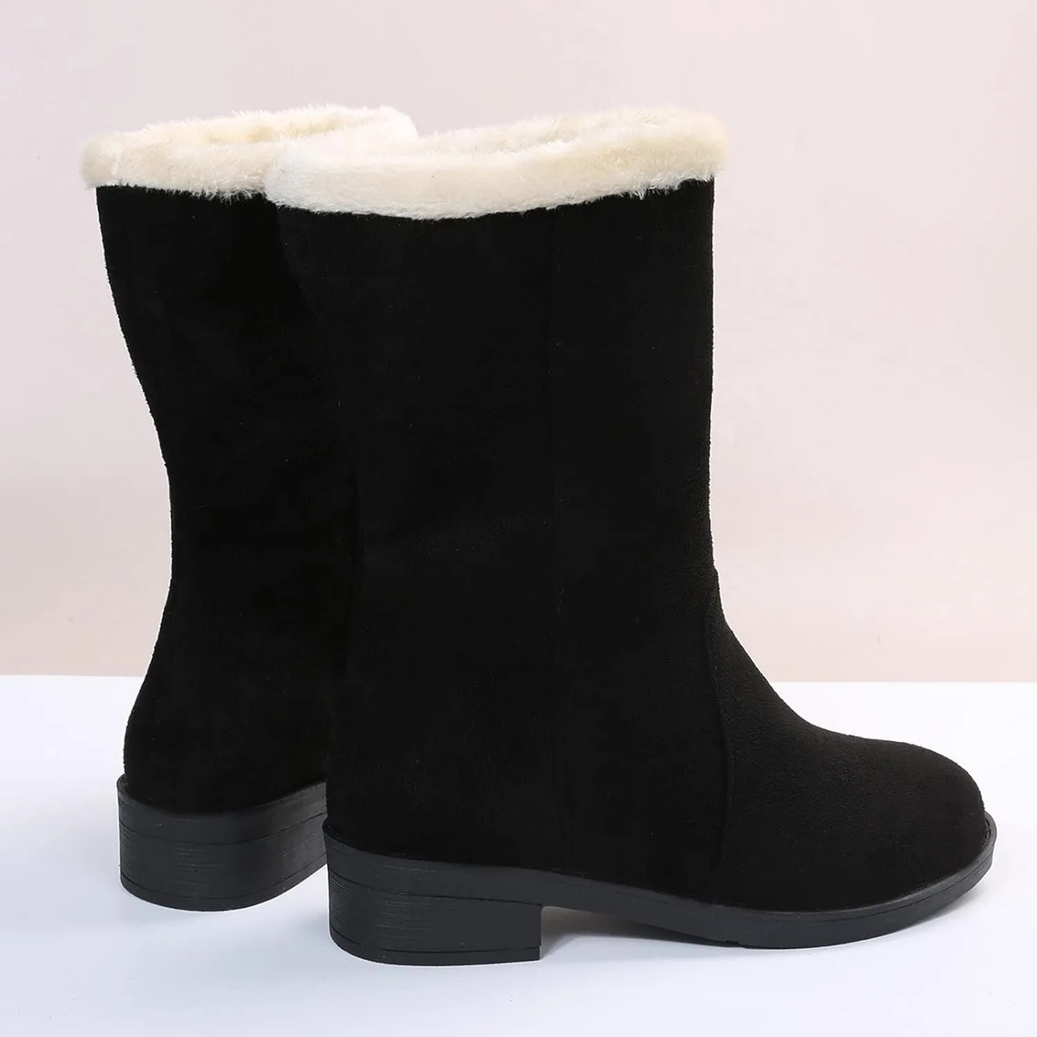 Winter Snow Boots for Women Zipper Orthopedic Snow Boots for Women Size 7 Waterproof Snow Boots Womens 11w Winter Women Boots Slip on Botas Invierno Para Mujer