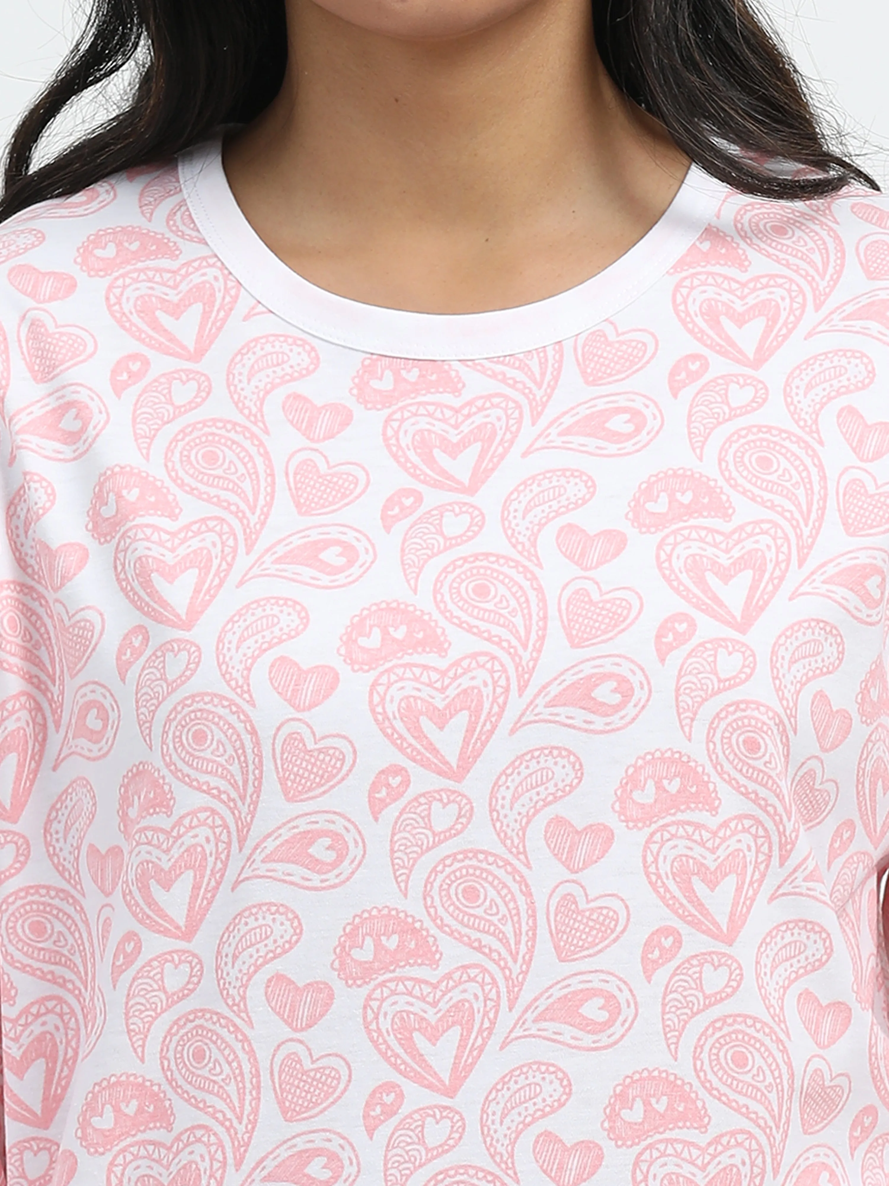 Women's rPET & Recycled Cotton Scrunched Tee