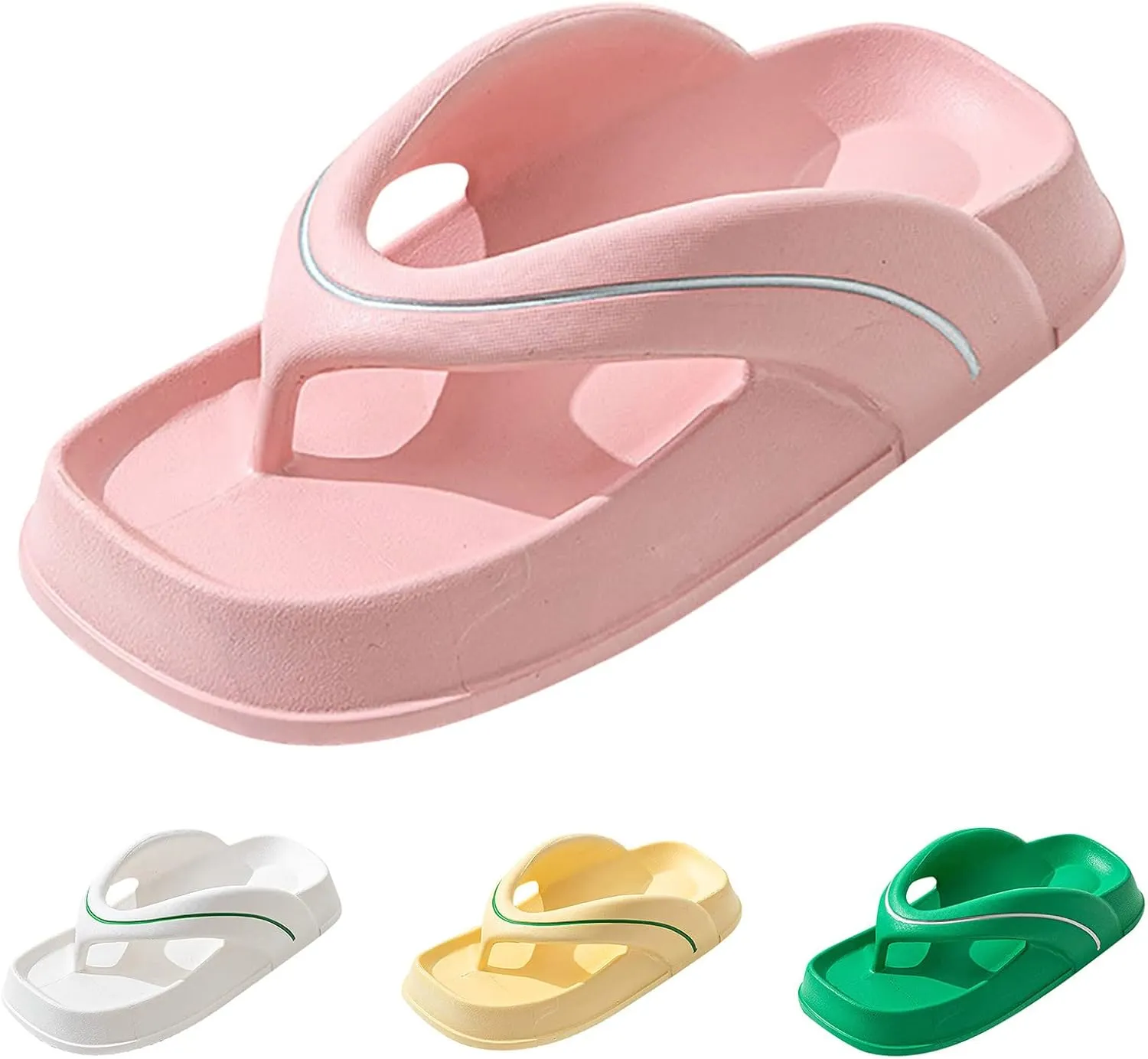 Women's Sandals Shower Flip Flops Comfortable Beach Thong Sandals with Arch Support Women's Orthopedic Sandals