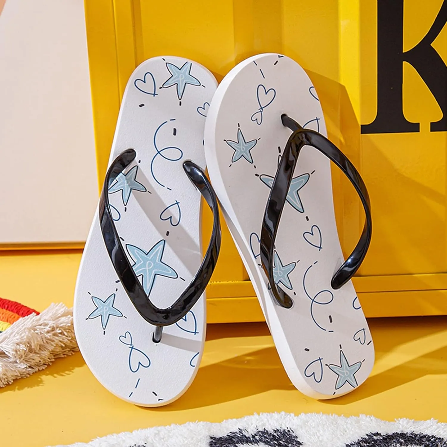 Women's Sandals Women's Non-Slip Casual Arch Support Flip Flops Womens Orthopedic Sandals with Arch Support