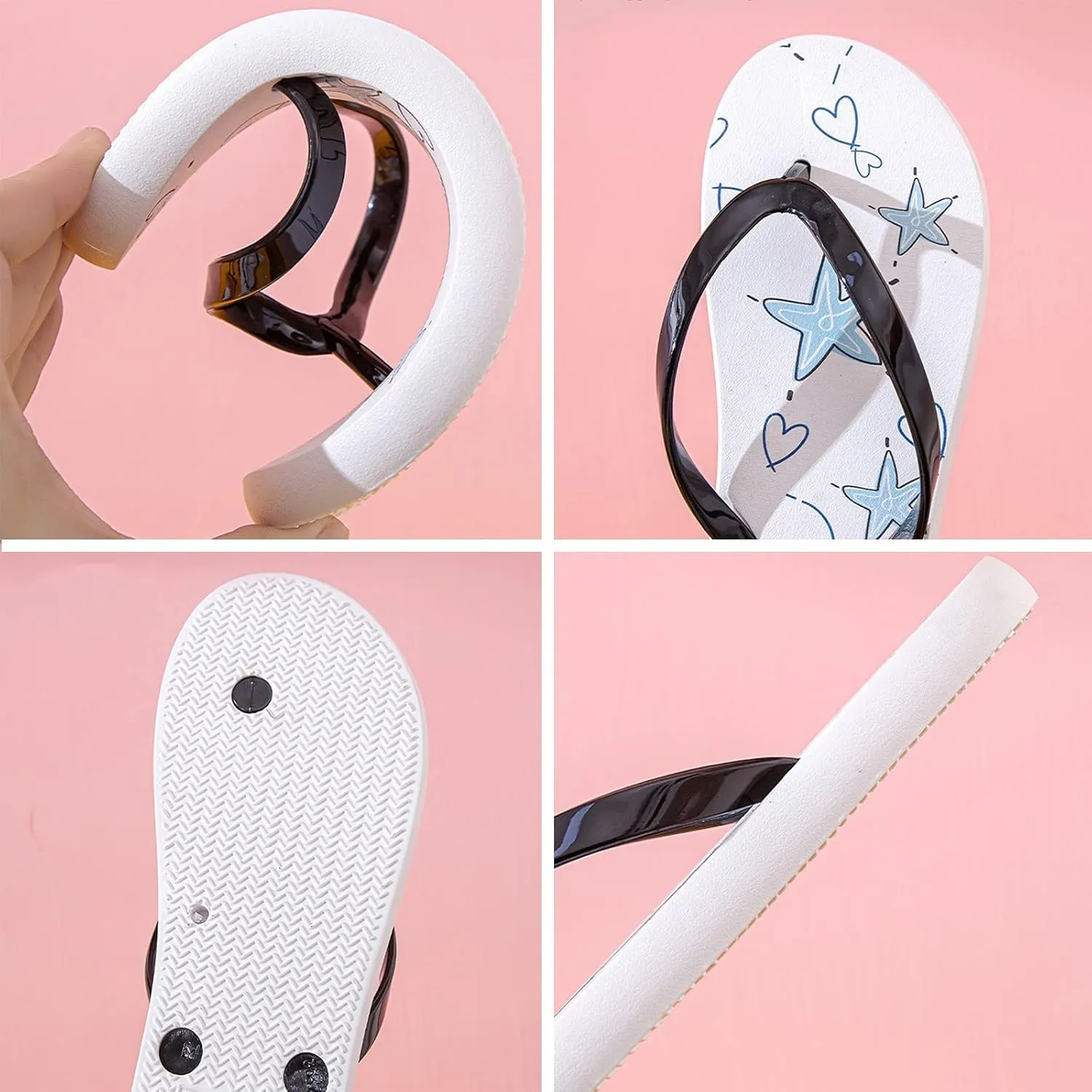 Women's Sandals Women's Non-Slip Casual Arch Support Flip Flops Womens Orthopedic Sandals with Arch Support