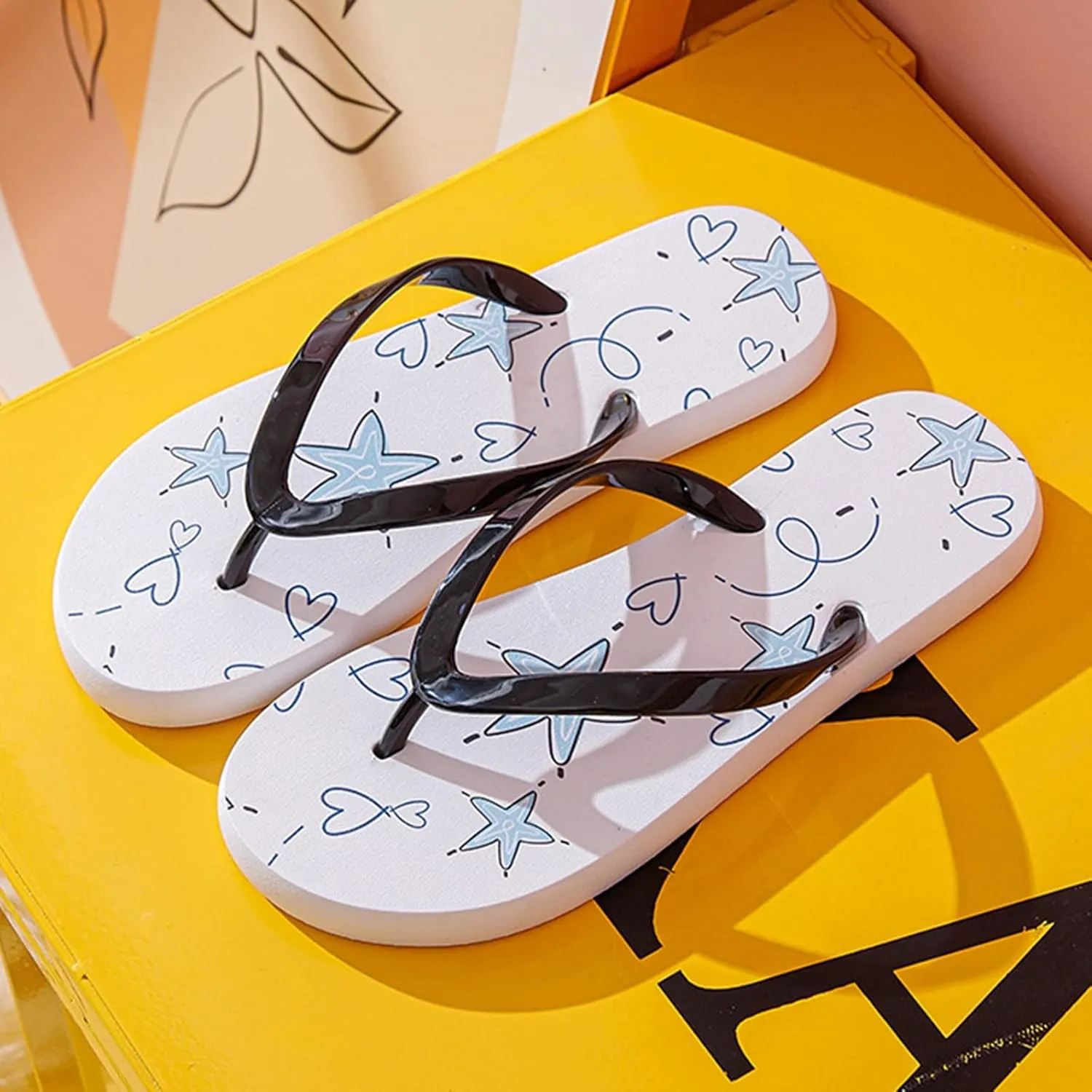Women's Sandals Women's Non-Slip Casual Arch Support Flip Flops Womens Orthopedic Sandals with Arch Support