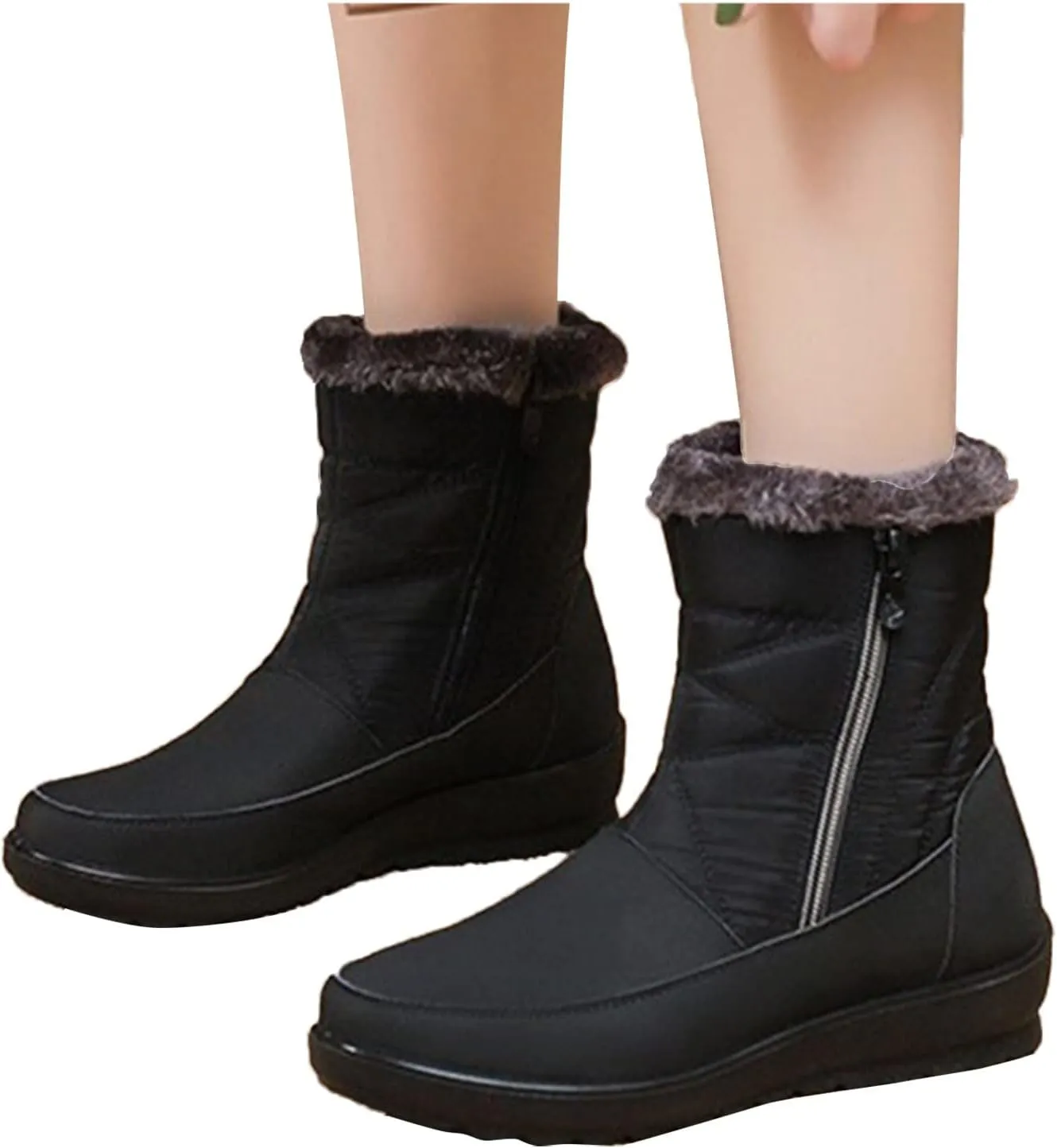 Women's Snow Boots Womens Size 12 Waterproof Winter Boots Winter Woman Boots Boots for Winter Waterproof Botas De Trabajo Para Mujer En El Frio
