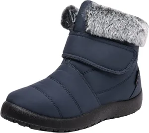 Women's Waterproof Snow Boots Wide Width Women's Waterproof Boots Ankle Winter Boots for Women Waterproof Wide Feet Women's Insulated Winter Boots Size 7.5 Winter Boot for Women Fur
