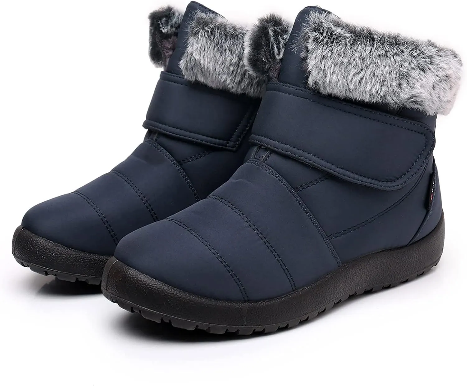 Women's Waterproof Snow Boots Wide Width Women's Waterproof Boots Ankle Winter Boots for Women Waterproof Wide Feet Women's Insulated Winter Boots Size 7.5 Winter Boot for Women Fur