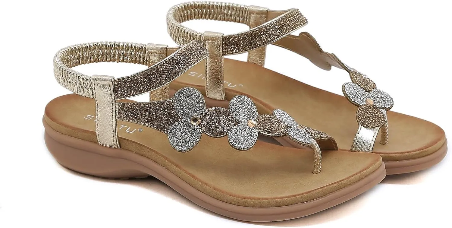 Women's Wedge Sandals, Summer Shoes for Women, Breathable Ankle Boots, Retro Slingback Roman Flip Flops Shoes, Beach Sandals